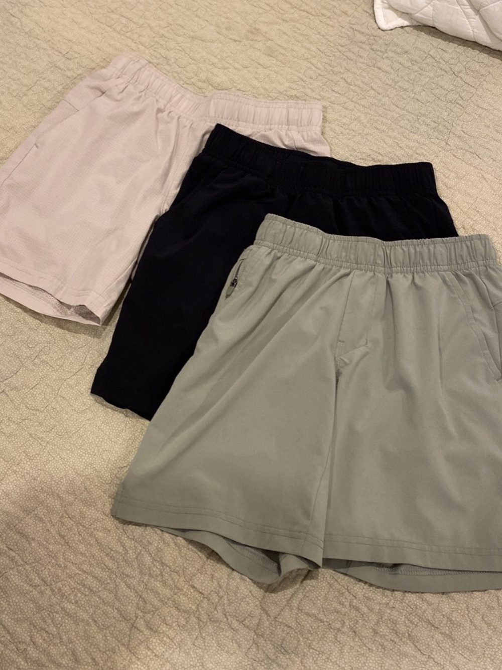 Lot of 3 Pairs of All in Motion Shorts Size 6/7 active Light Woven Shorts